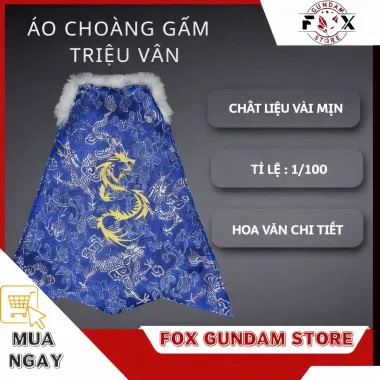 Phụ kiện Áo choàng gấm Triệu Vân tỷ lệ 1/100 cho mô hình | Fox Gundam Store