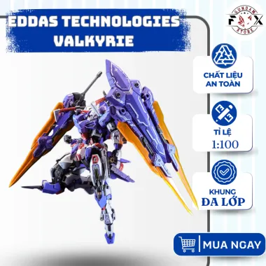Mô hình lắp ráp, Đồ chơi lắp ráp MG 1/100 EDDAS TECHNOLOGIES VALKYRIE cao cấp - Fox Gundam Store