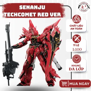Mô hình lắp ráp, Đồ chơi lắp ráp SENANJU TECHCOMET RED VER 1/100 tỉ mỉ chi tiết – Fox Gundam Store