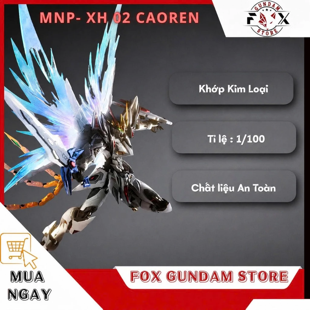[MÔ HÌNH LẮP RÁP] MOTOR NUCLEAR MNP-XH02 CAO REN (TÀO NHÂN) | TỈ LỆ 1/100 | KHỚP KIM LOẠI