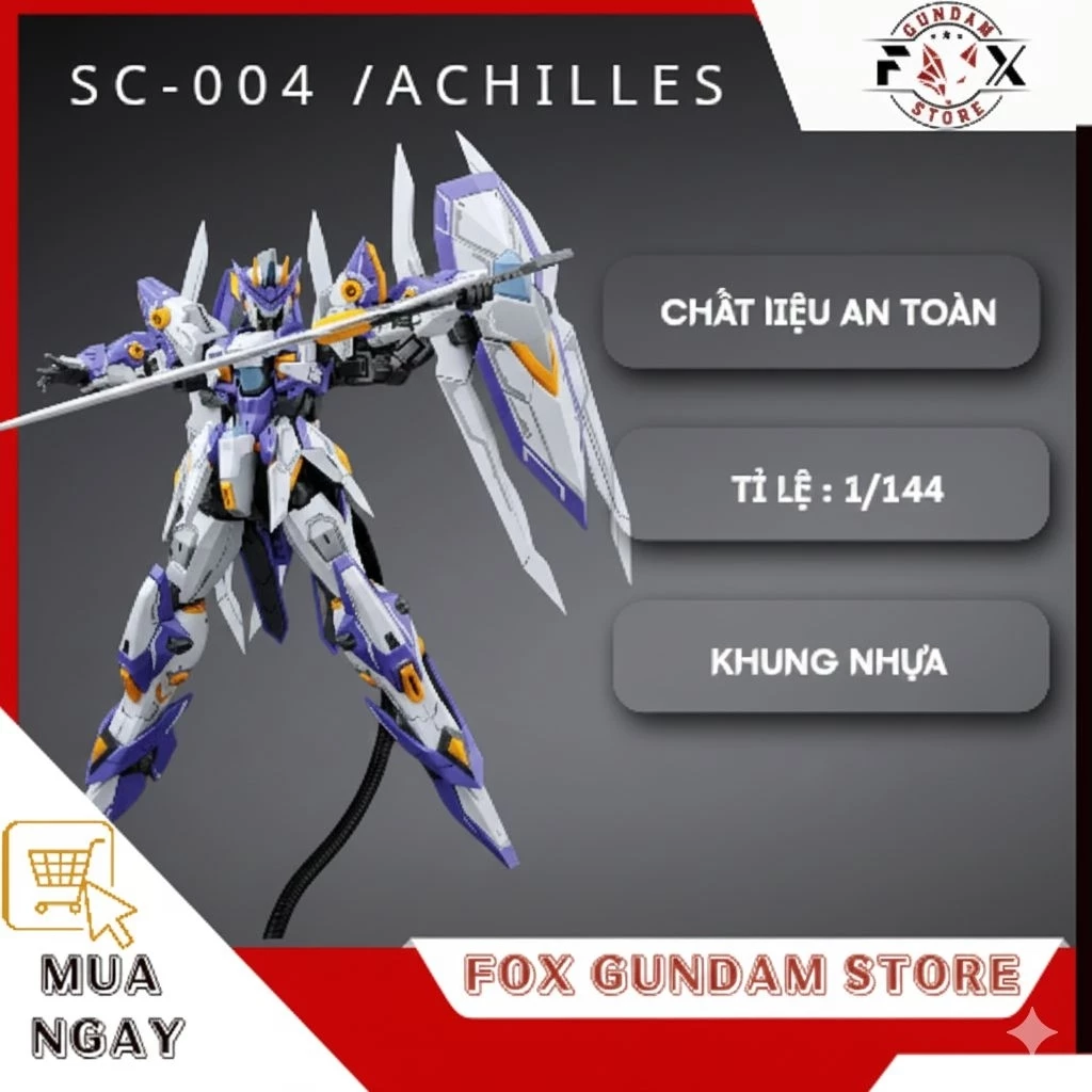Mô hình lắp ráp 1/144 SC-004 Achilles chính hãng giá tốt | Fox Gundam Store